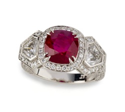 Colored Stone Ring Ruby
